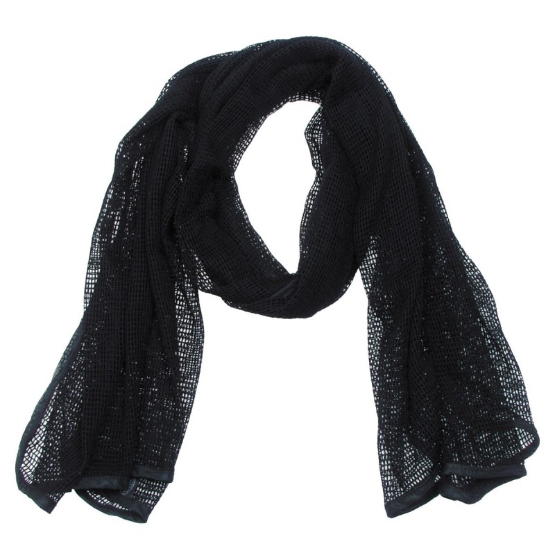 Netzschal, schwarz, 190 x 90 cm