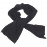 Fleece-Schal, schwarz, 160 x 25 cm