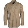 Tropenhemd, Ripstop, langarm, khaki