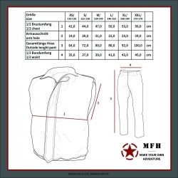 Kinder-Anzug, woodland,