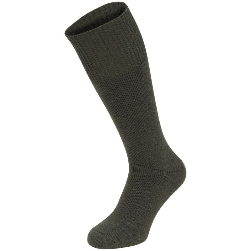 Socken, "Extrawarm", oliv