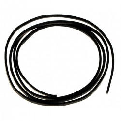 Lederband schwarz, 10 Stück