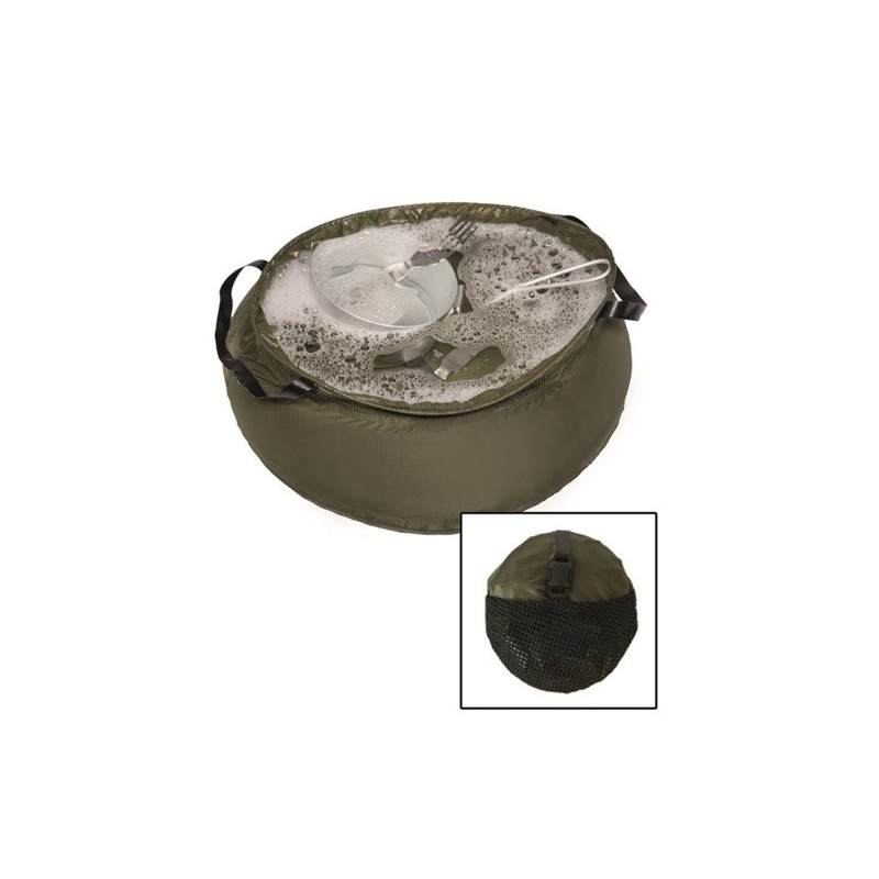 Waschbehälter Nylon R/S faltbar 10 ltr oliv