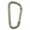 Karabinerhaken, D 7mmx7cm, oliv