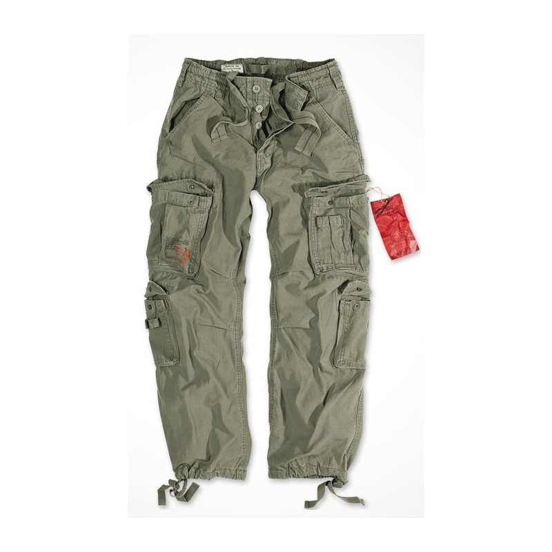AIRBORNE VINTAGE TROUSERS stonewashed