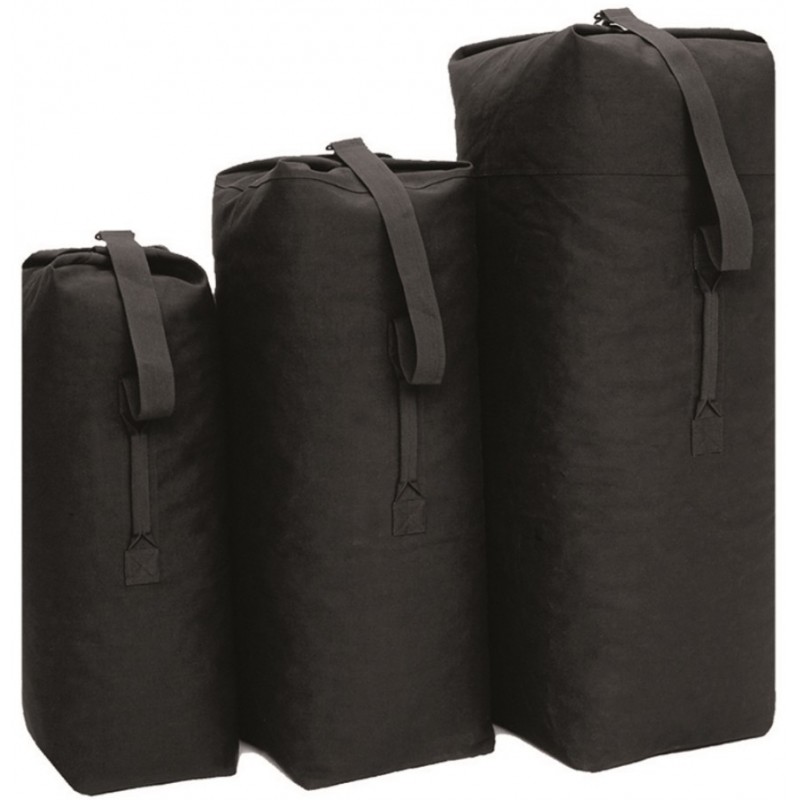US Seesack Cotton black small  ca.50 Liter