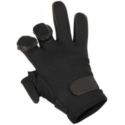 Fingerhandschuhe, "Mesh", Neopren, schwarz