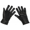 BW Lederhandschuhe, gefüttert, schwarz, Mod.