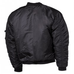 US Pilotenjacke, Fliegerjacke, Bomberjacke, MA1, schwarz