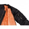 US Pilotenjacke, Fliegerjacke, Bomberjacke, MA1, schwarz