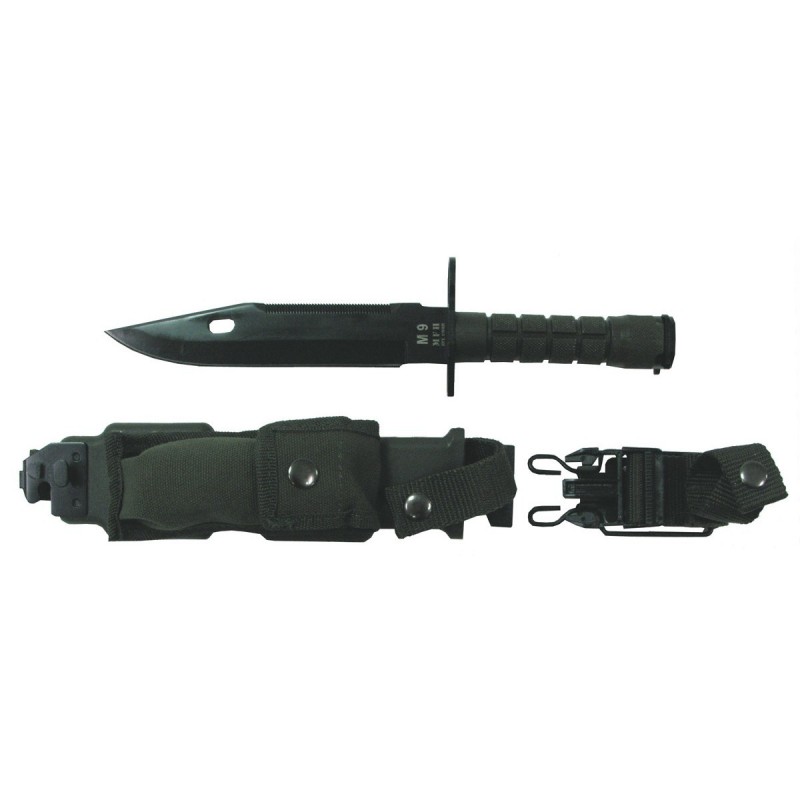 Bajonett M 9, Kunststoffgriff, grün, 30,5cm