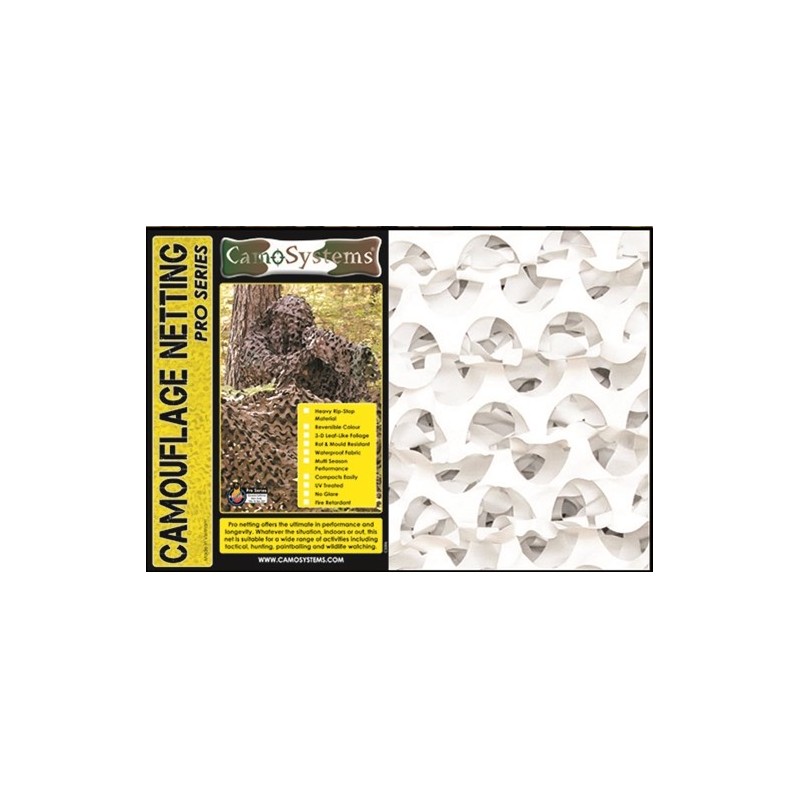 Tarnnetz Pro Crazy Camo 2,4x3m weiss