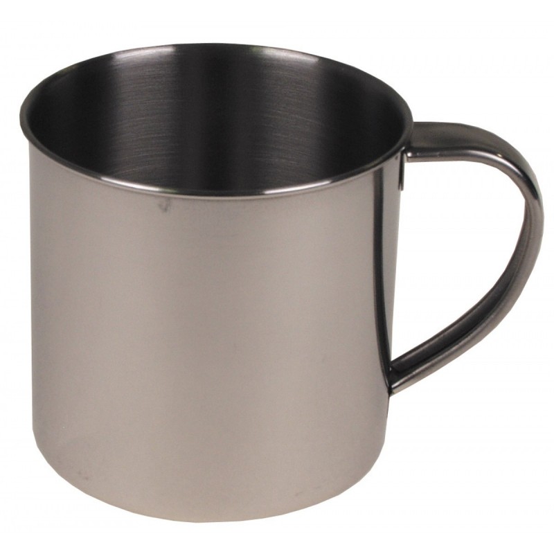 Tasse, Edelstahl, einwandig, ca. 250 ml