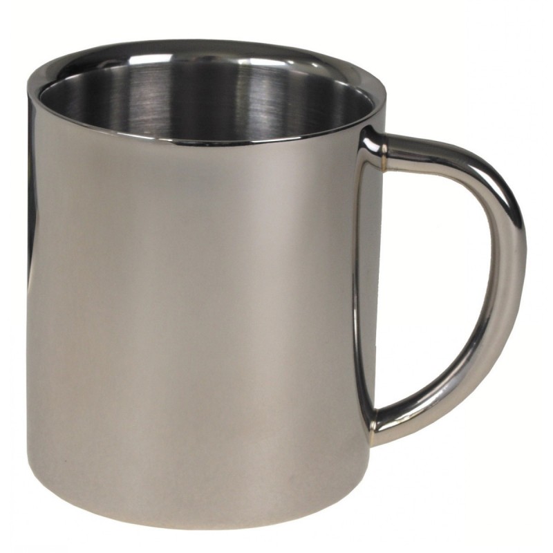 Tasse, Edelstahl, doppelwandig, ca. 250 ml