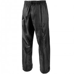 Regenhose Polyester mit PVC schwarz