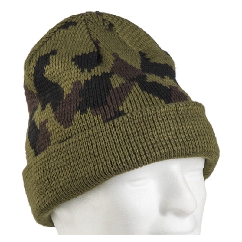 Rollstrickmütze Polyacryl tarn