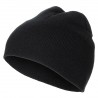 Strickmütze, "Beanie",schwarz, fein gestrickt, kurz