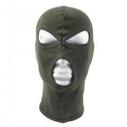 Balaclava, 3-Loch, dünn, 100 % Baumwolle