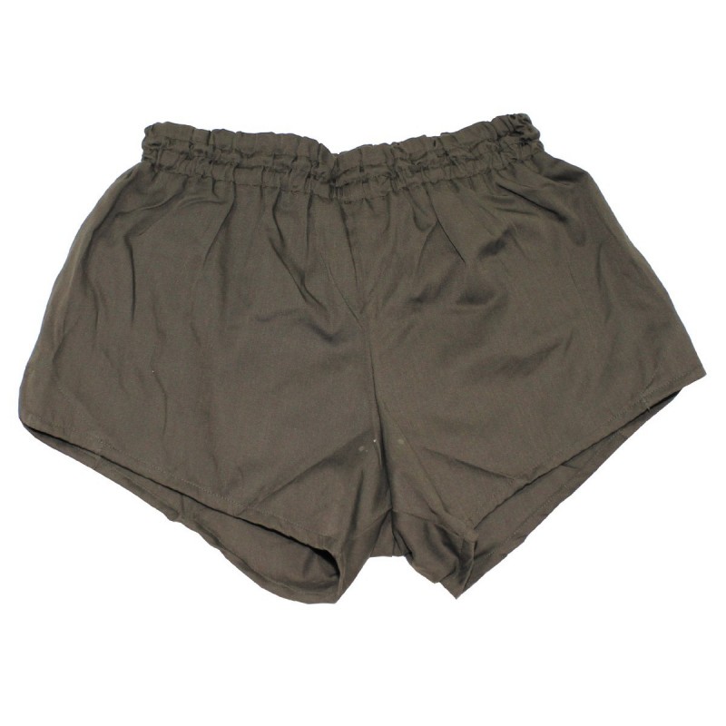 Österr. BH Sporthose, mit Innenhose, oliv, neuwertig