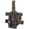 Pistolenbeinholster, oliv, Bein- und Gürtelbef., rechts