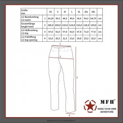 US Kampfhose, BDU, Rip Stop, HDT-camo FG