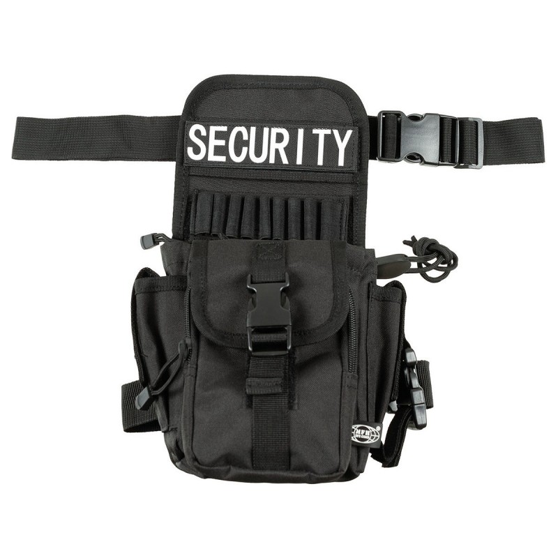 Hüft- und Oberschenkeltasche, Security, schwarz