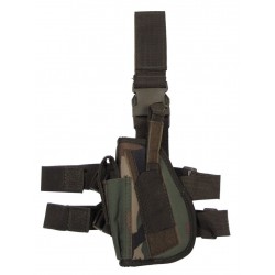 Pistolenbeinholster, links, oliv , für Linkshänder