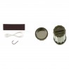 Wasserdichte Box, rund, oliv