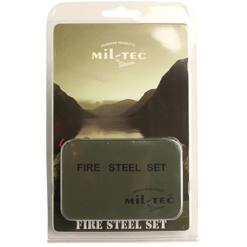 Feuerstarter Box, Fire Steel,