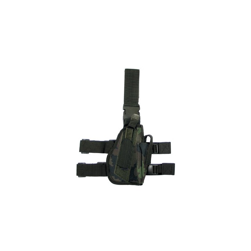 Pistolenbeinholster, M95 CZ tarn, Bein- und Gürtelbef., rechts