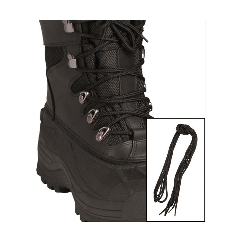 Schuhband / Schnürsenkel , schwarz, Paar