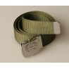 Textilgürtel m. Österreichadler, Schnalle silber