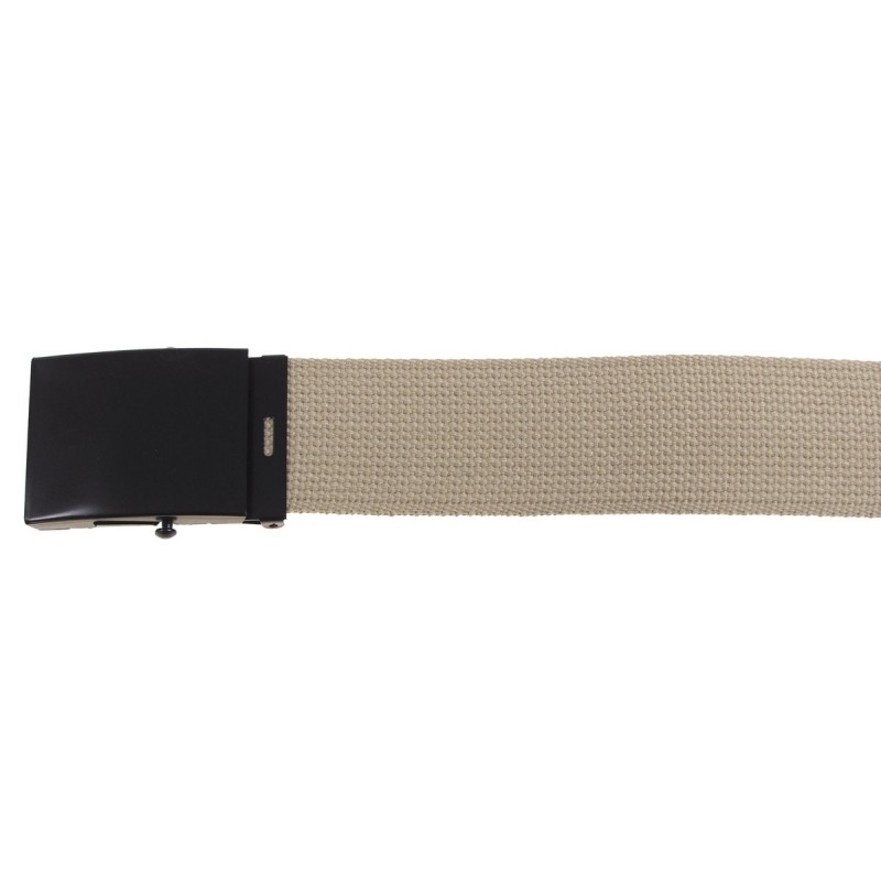 Gürtel, khaki, 4,5 cm breit, mit Metallkastenschloß