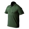 Poloshirt kurzarm (Sport) oliv, mit Klettband und Dienstgradschlaufe