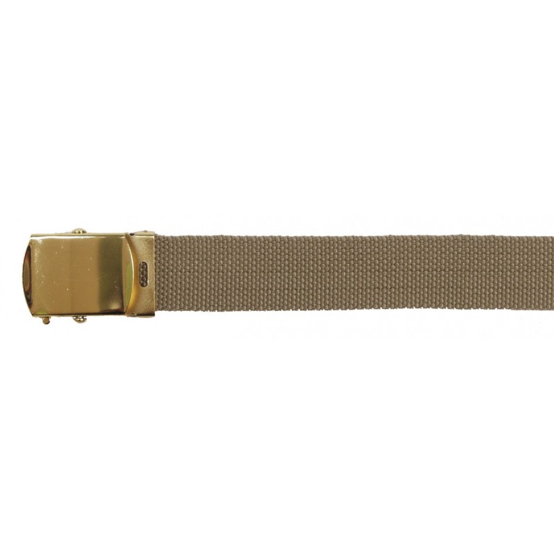 Gürtel, 30 mm, khaki, mit Metallschloß