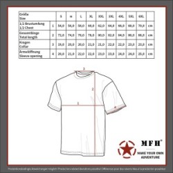 US T-Shirt, grau, halbarm, 170 g/m²