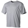 US T-Shirt, grau, halbarm, 170 g/m²