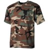 US T-Shirt, woodland, halbarm, 170 g/m²