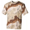 US T-Shirt, 6 Farben desert, halbarm, 170 g/m²