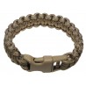 Armband, "Parachute Cord", coyote tan, Breite 2,3 cm