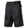 US Bermuda, BDU, schwarz, mit Seitentaschen