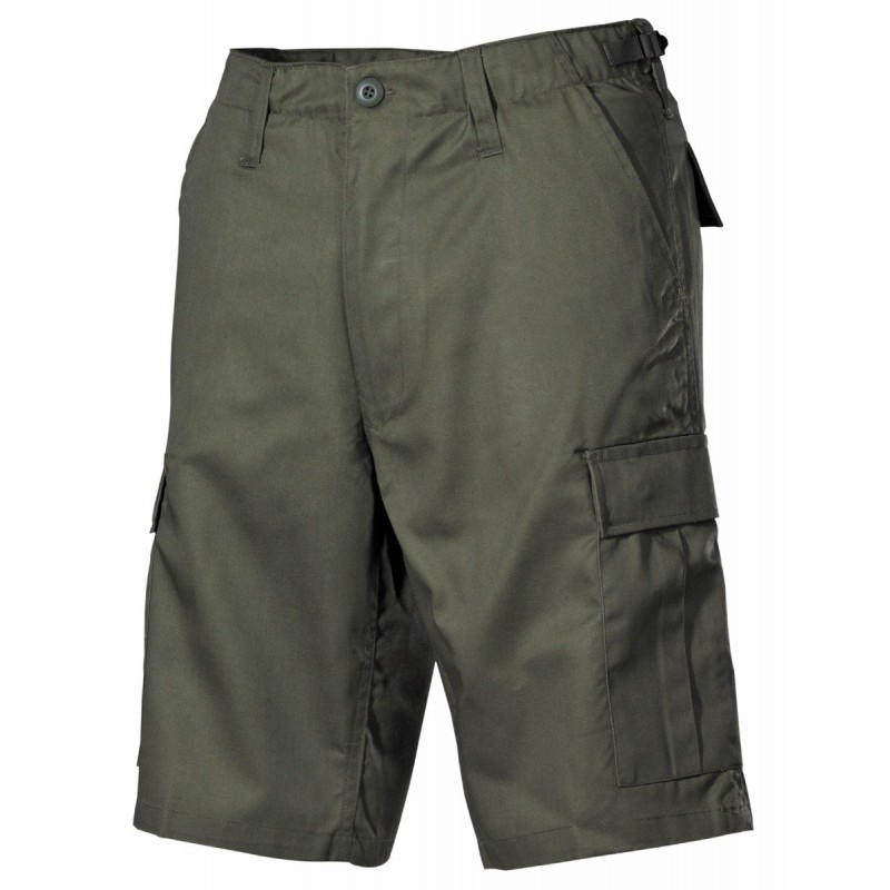 US Bermuda, BDU, oliv, mit Seitentaschen