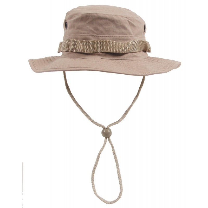 US GI Buschhut, mit Kinnband, GI Boonie, Rip Stop, khaki