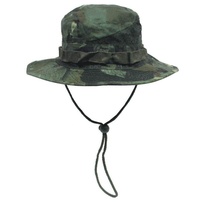 US GI Buschhut, mit Kinnband, GI Boonie, Rip Stop, huntergrün