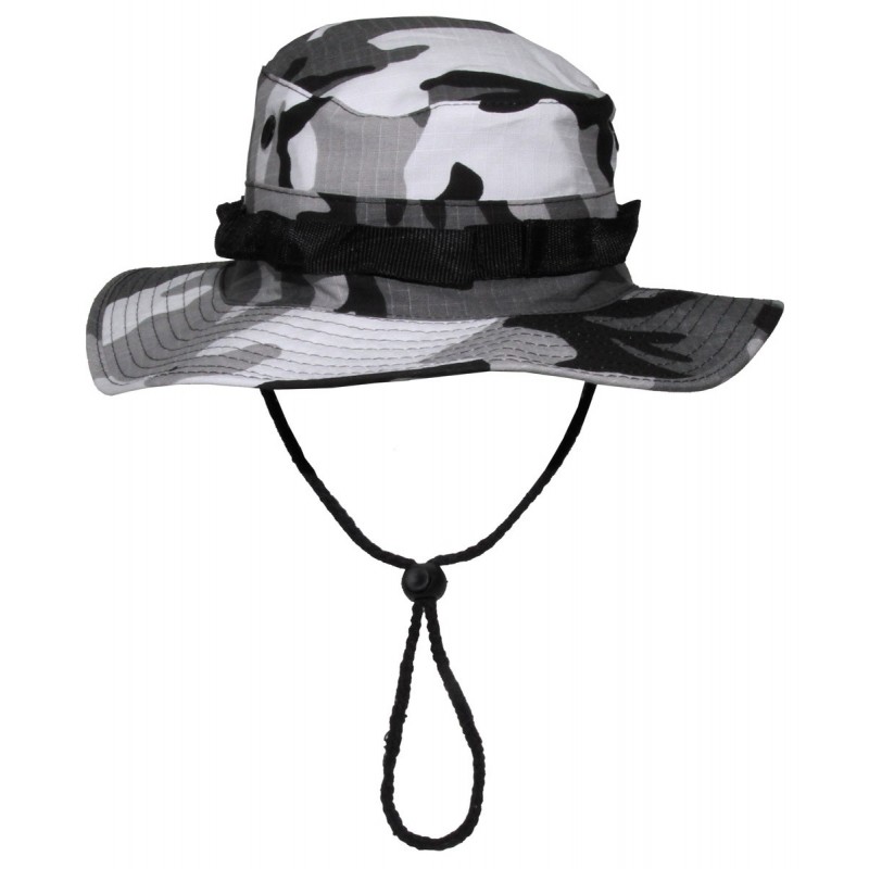 US GI Buschhut, mit Kinnband, GI Boonie, Rip Stop, urban