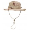 US GI Buschhut, mit Kinnband, GI Boonie, Rip Stop, 3-f-desert