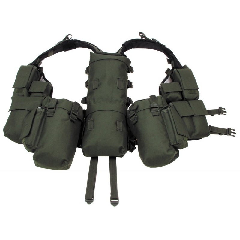 Tactical Weste, mit vielen Taschen, oliv