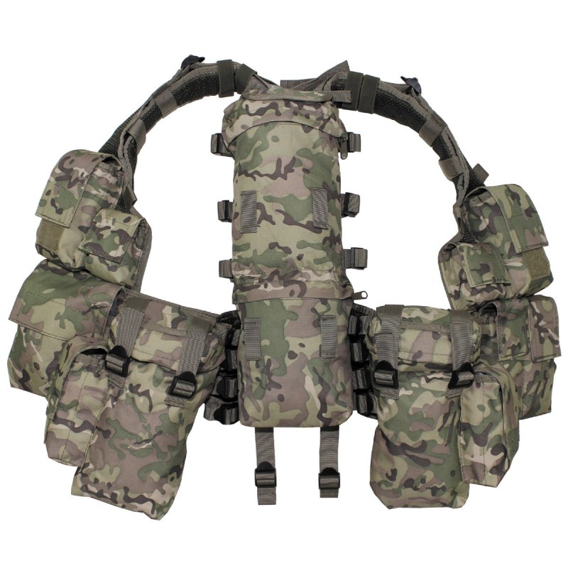 Tactical Weste, mit vielen Taschen, operation camo