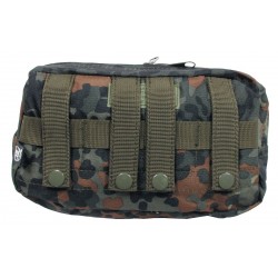 Mehrzwecktasche, "MOLLE",groß, Modular System, flecktarn